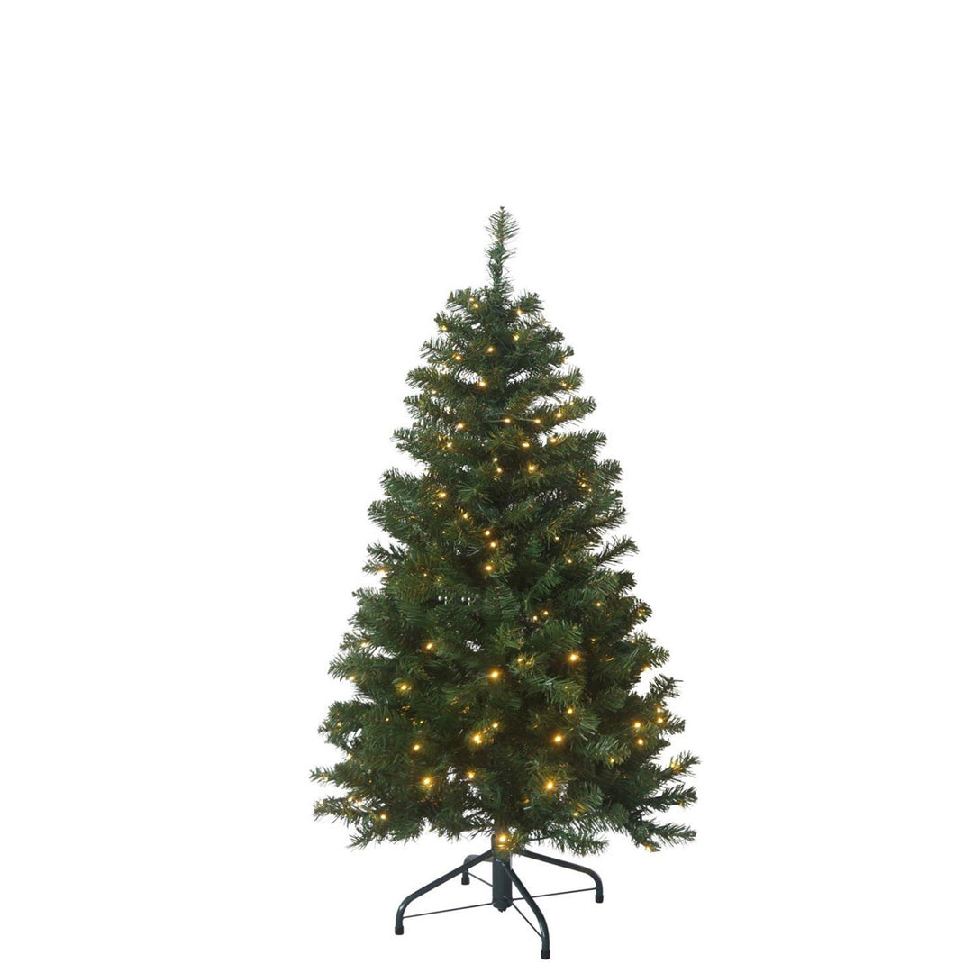 Pre-lit Pine Christmas Tree 4.5 ft (137cm)