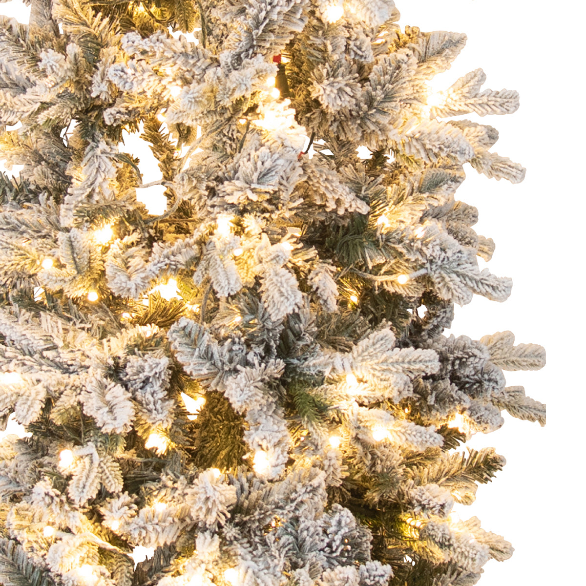 Pre-lit Snow Flocked Pine Christmas Tree