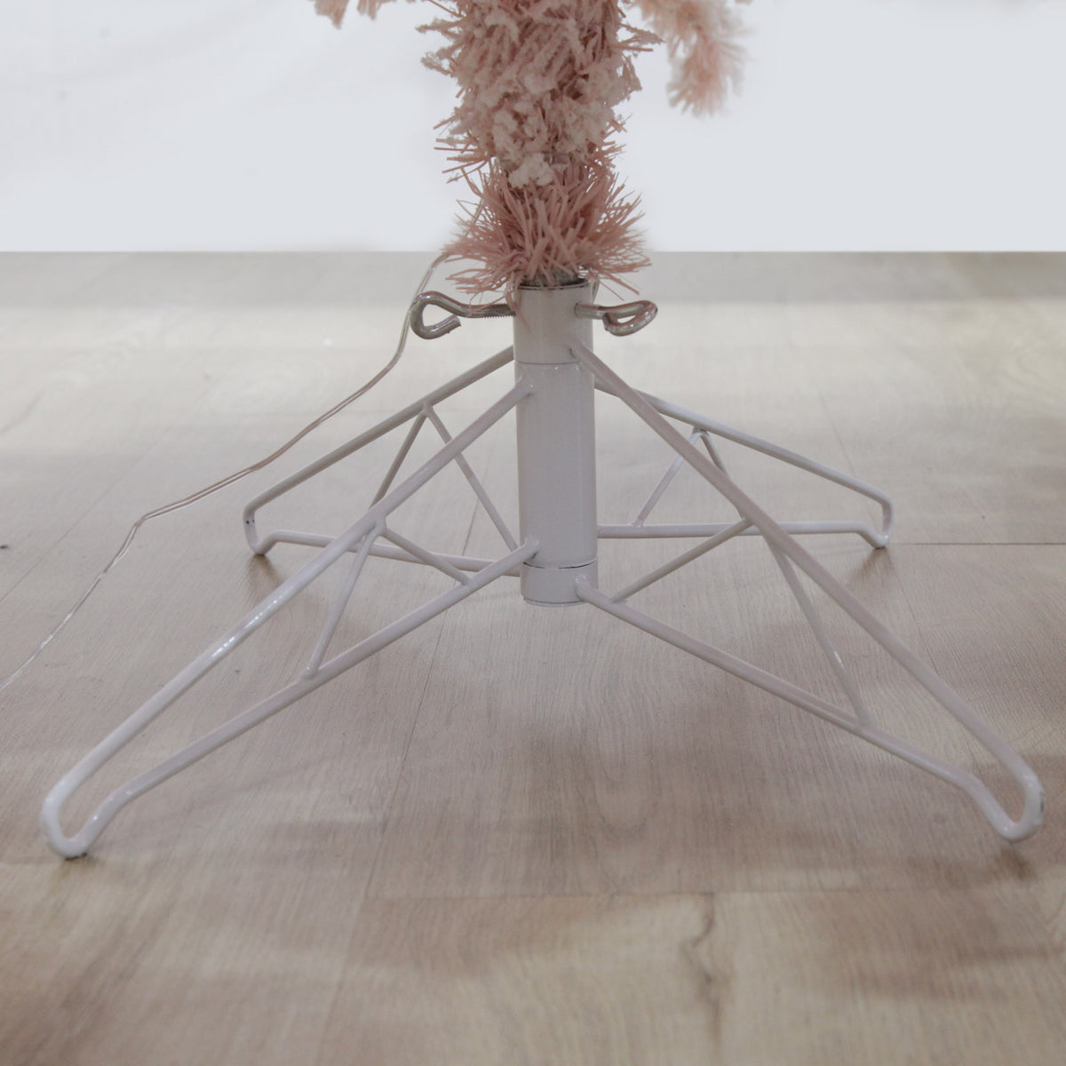 Pre-lit Snow Flocked Pink Fir Christmas Tree
