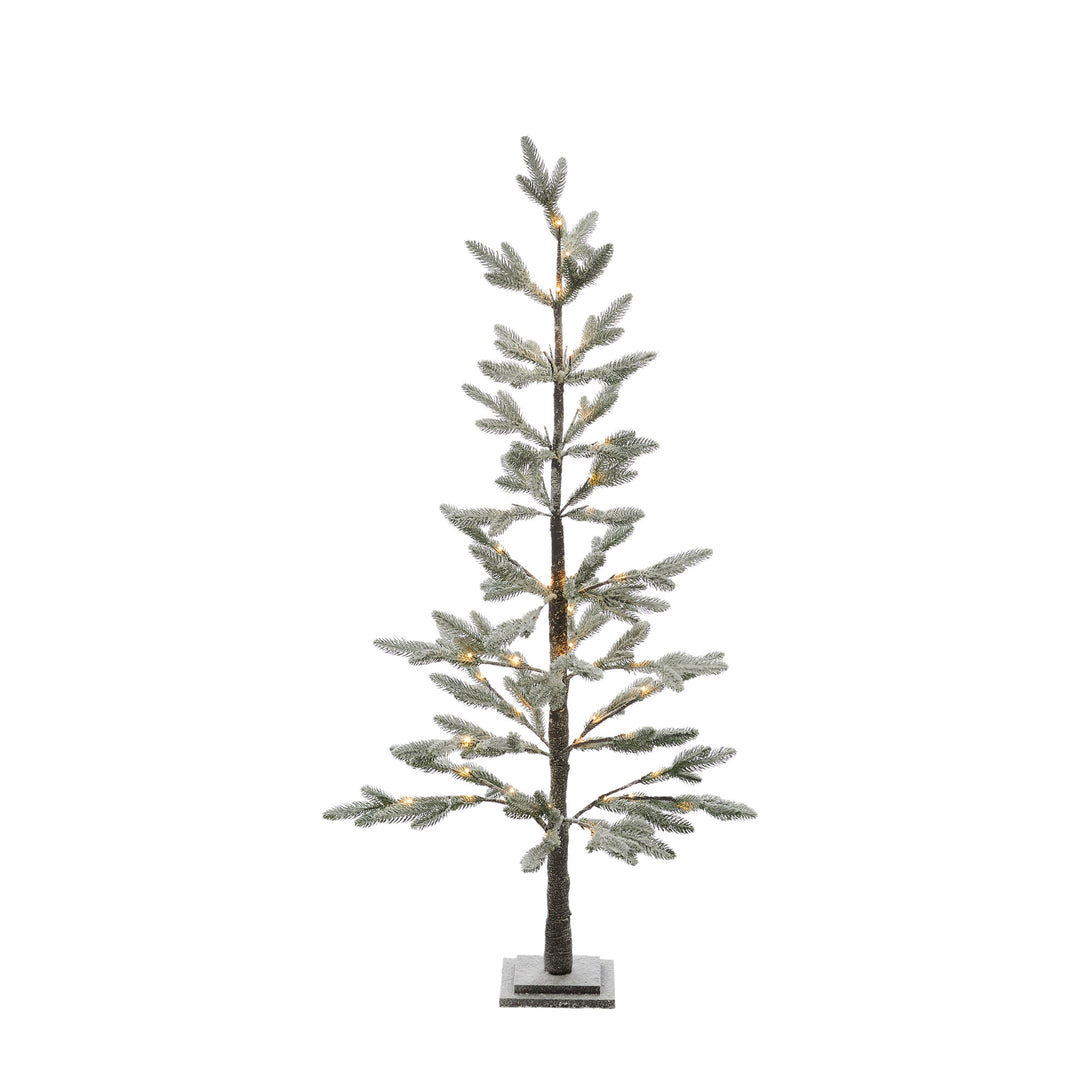 Pre-Lit Snowy Spruce Christmas Tree 