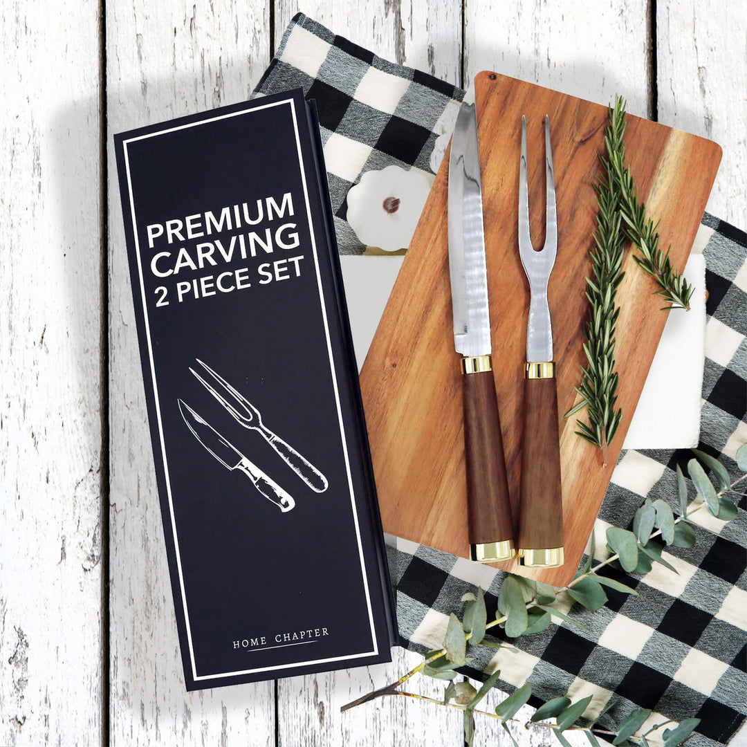 Premium Carving 2 Piece Book Box