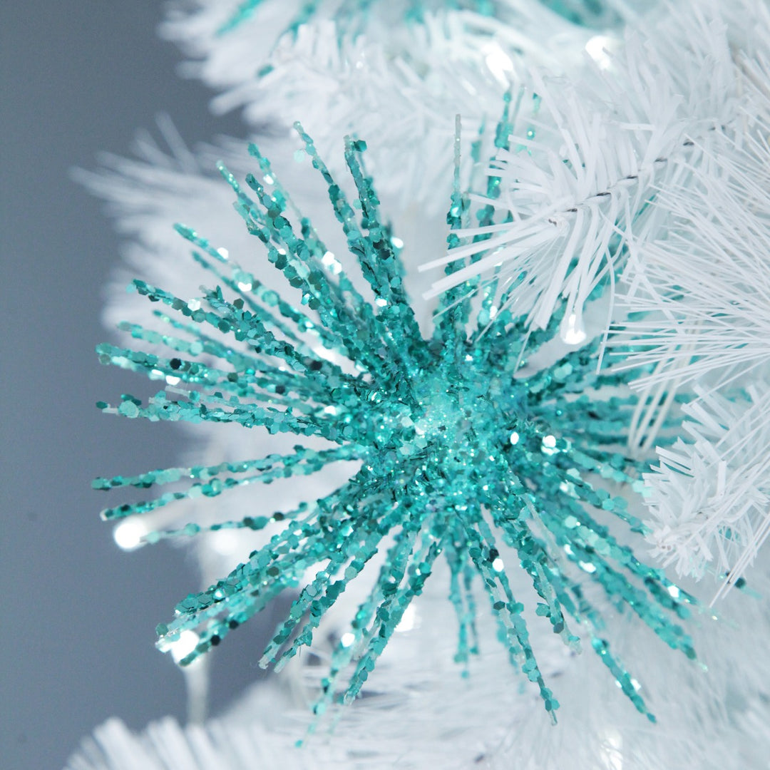 Bright Blue Starburst Sparkle Pick