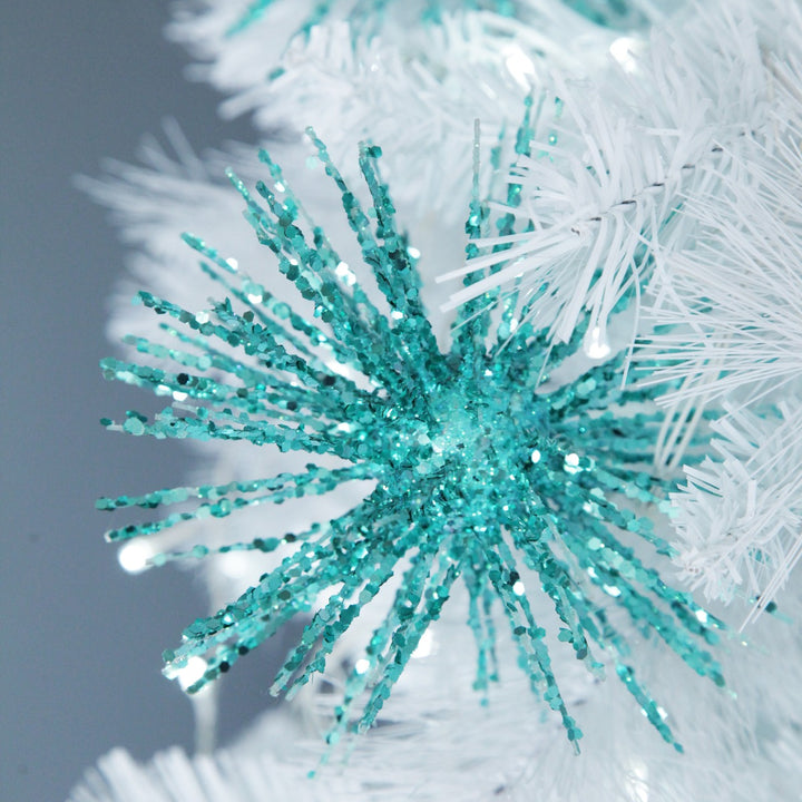 Bright Blue Starburst Sparkle Pick