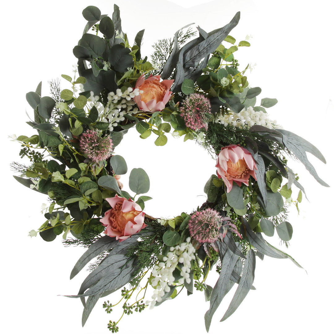 Protea Eucalyptus Floral Tribute Wreath