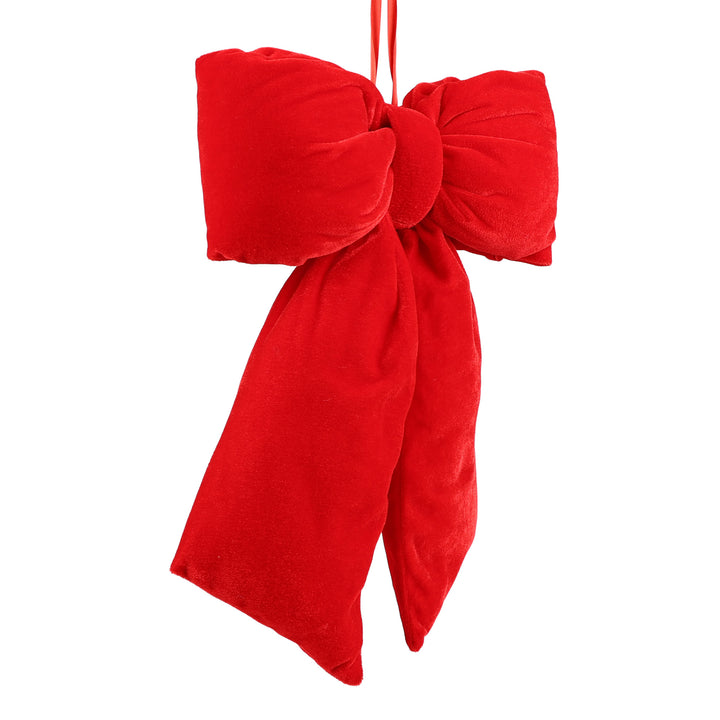 Puffy Bow Red - 24cm(W)