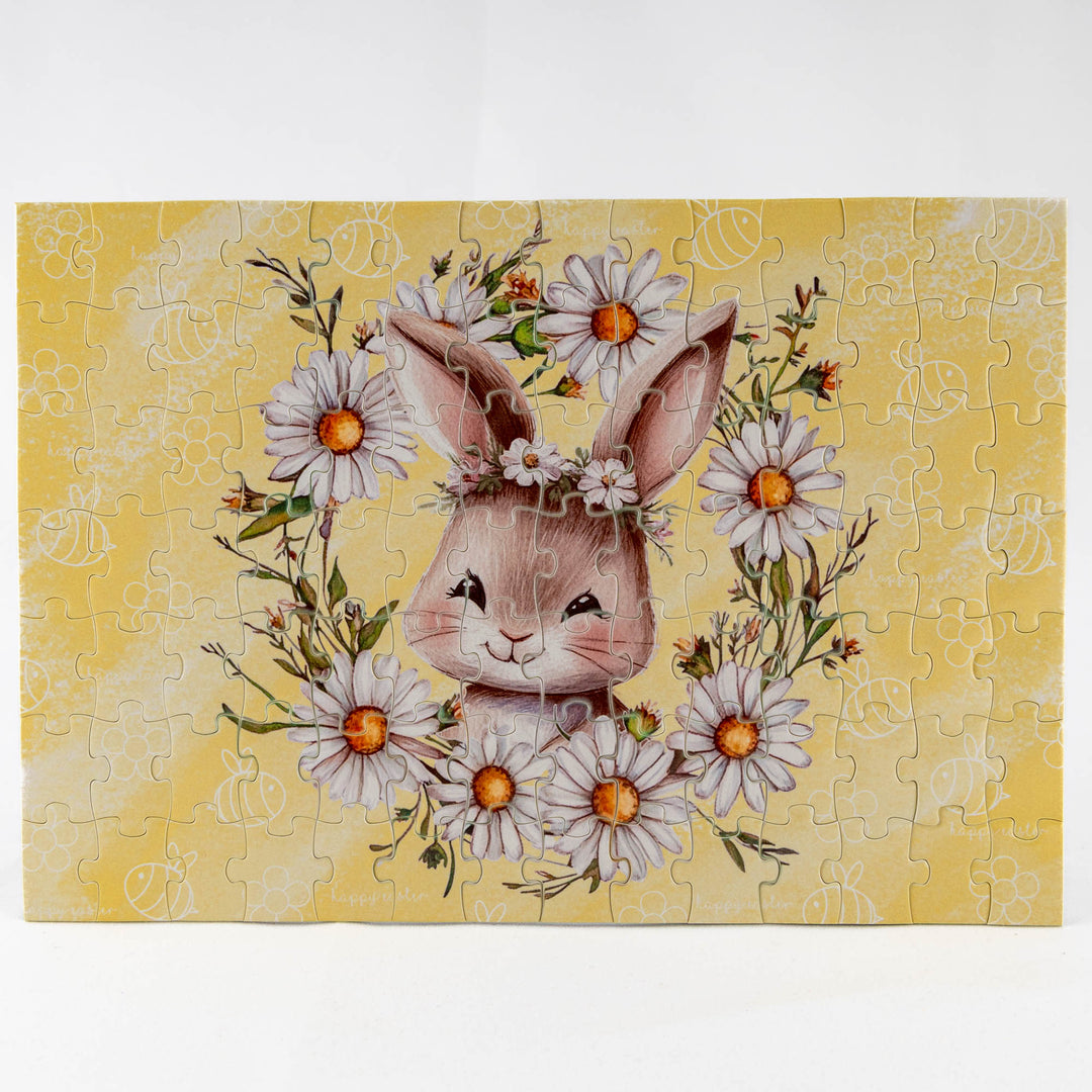 Easter Puzzle Daisy Bunny