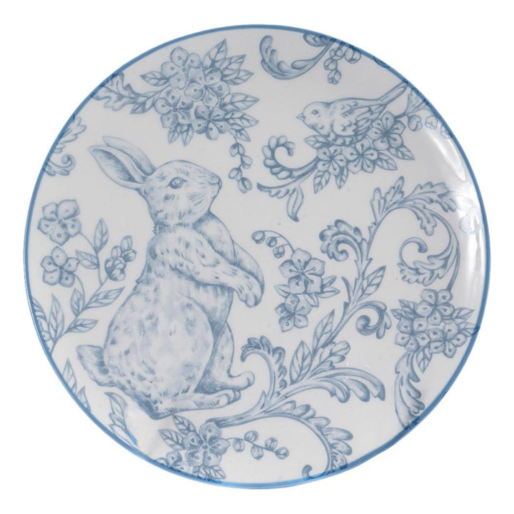 Easter Bunny Ceramic Plate - Jasper Blue