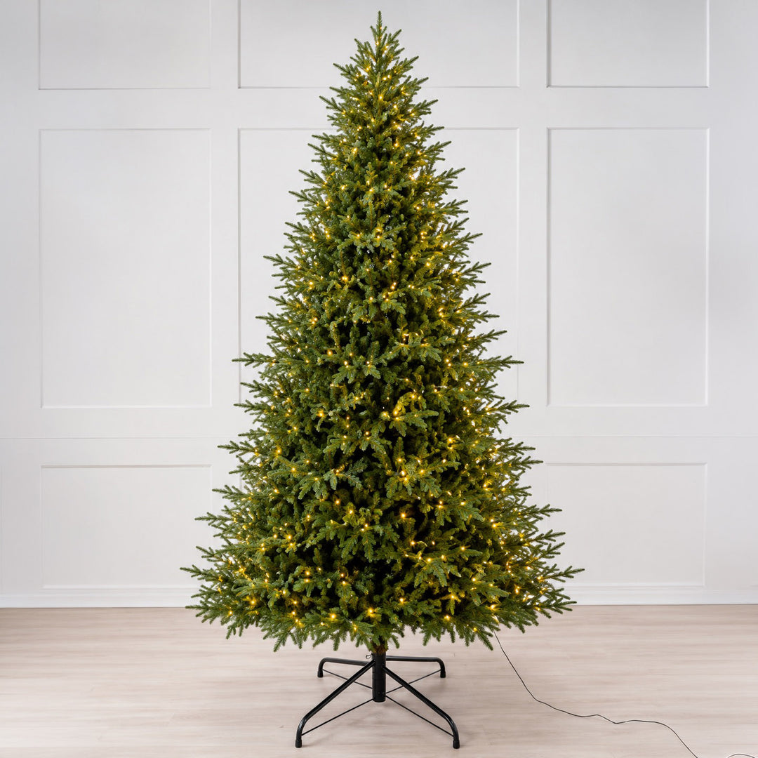 Real Touch Green Norfolk Tree with Lights - 180cm