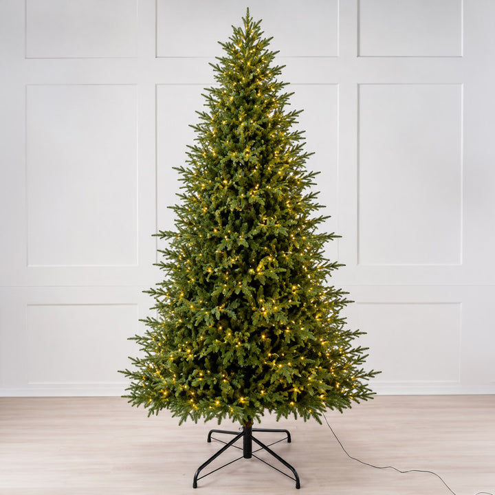 Real Touch Green Norfolk Tree with Lights - 180cm