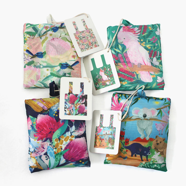 Recycled Shopping Bags 100% Australian Bliss - Assorted