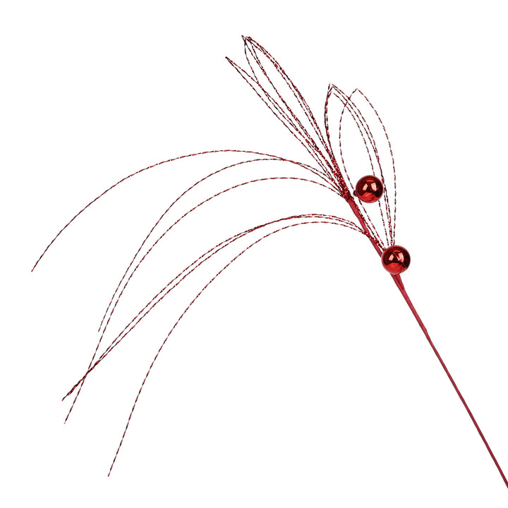 Red and Gold Fireworks Spray with Balls 95cm Set of 2