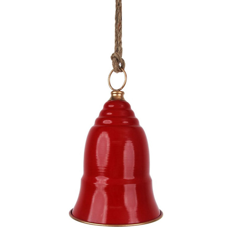 Red Bell with Champagne Detail - 26cm