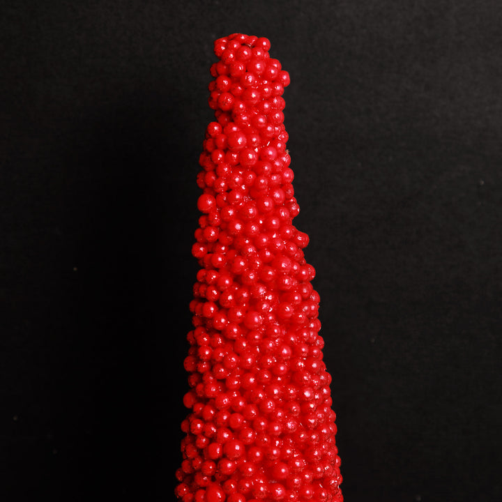 Red Berry Cone Table Top Christmas Tree