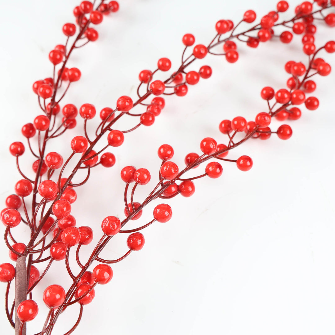 Red Berry Drooping Spray