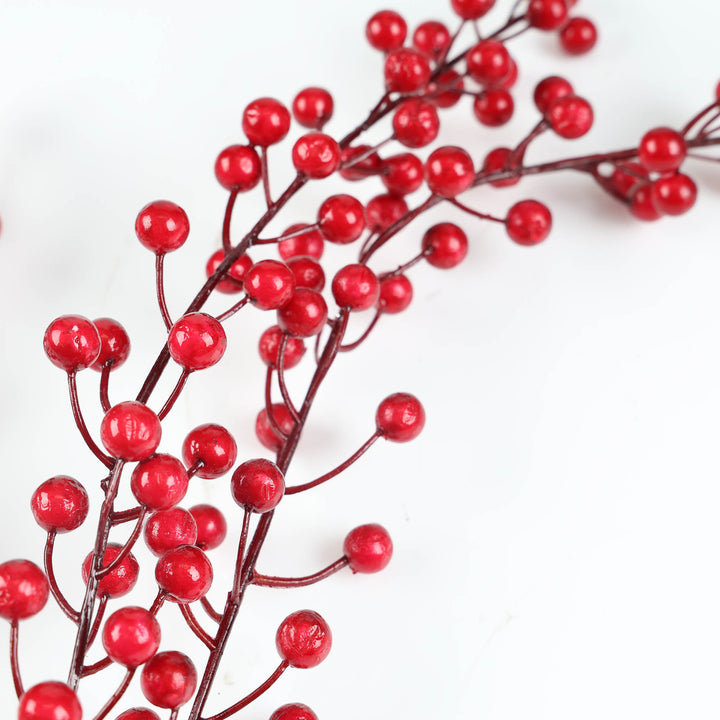 Red Berry Drooping Spray