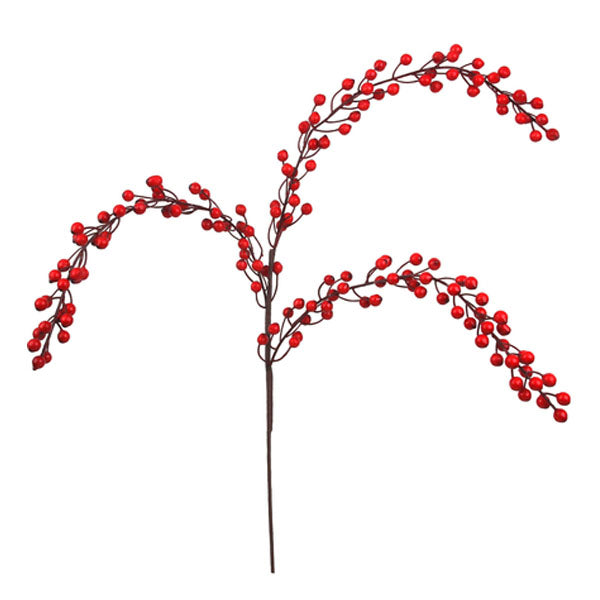 Red Berry Drooping Spray