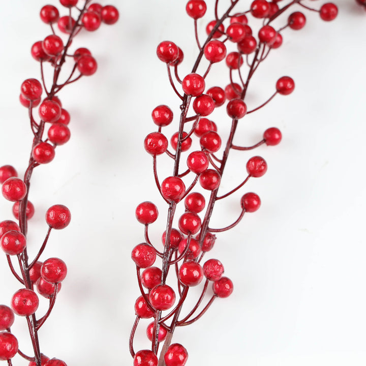 Red Berry Drooping Spray