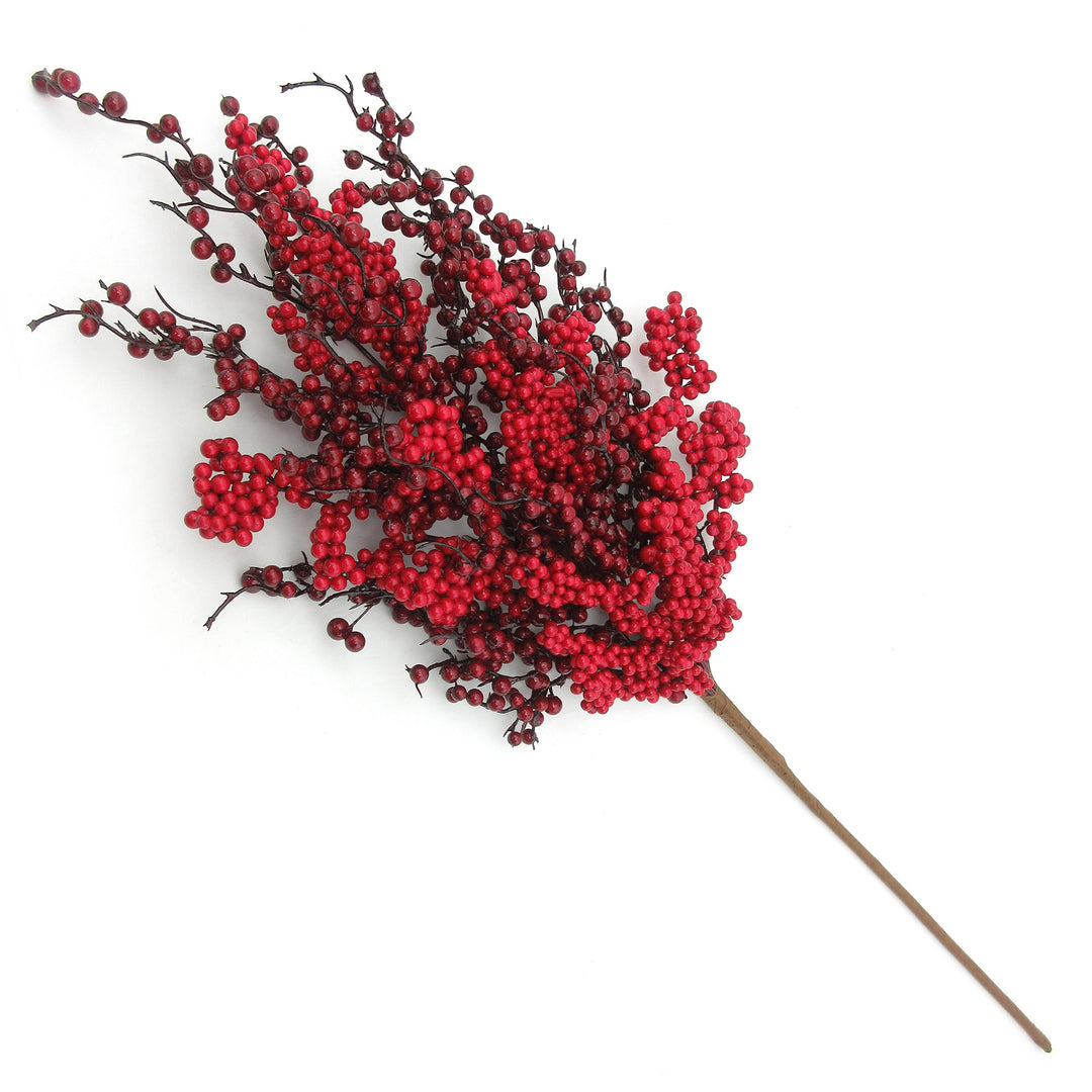 Red Berry Two Tone Spray - 71cm(H)