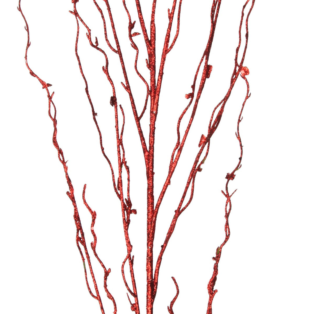 Red Glitter Branch