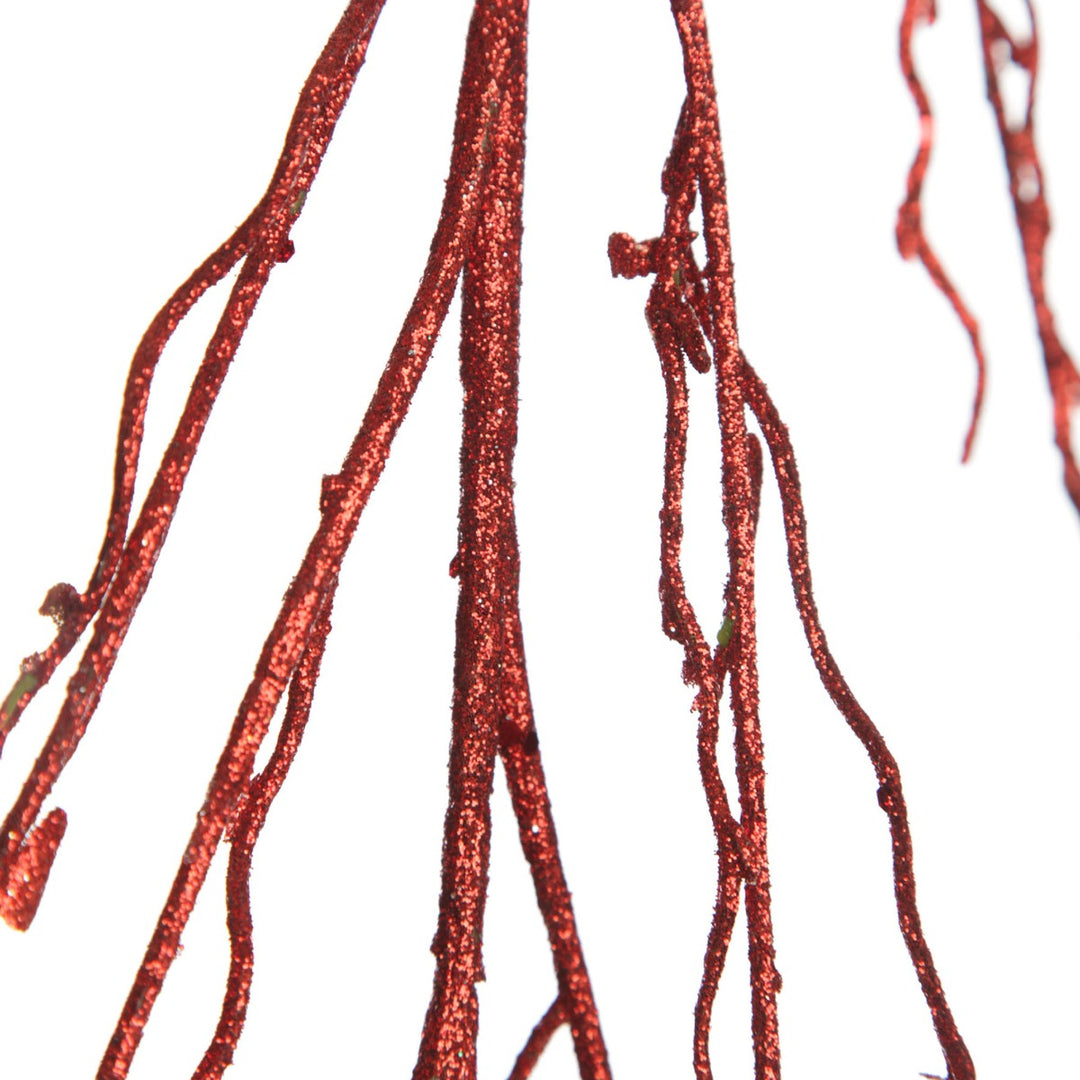 Red Glitter Branch