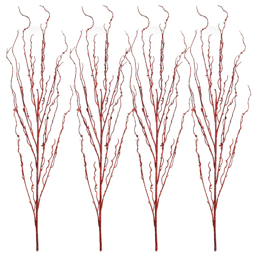 Red Glitter Branch