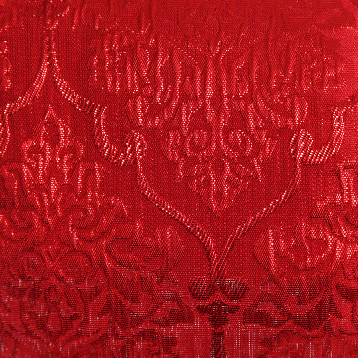 Red Jacquard Ribbon Tree Garland