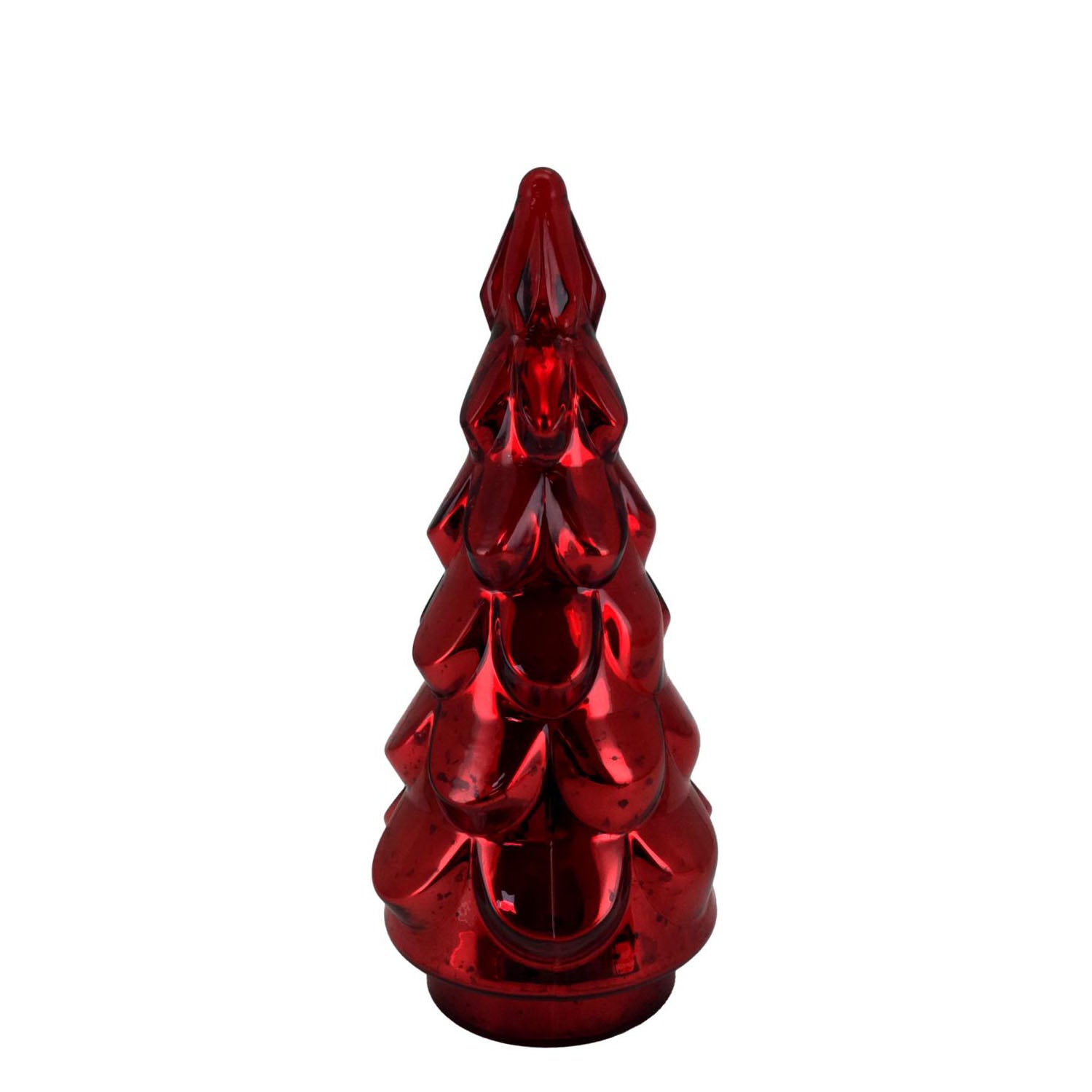 Red Mercury Glass Christmas Tree Ornament - 36cm