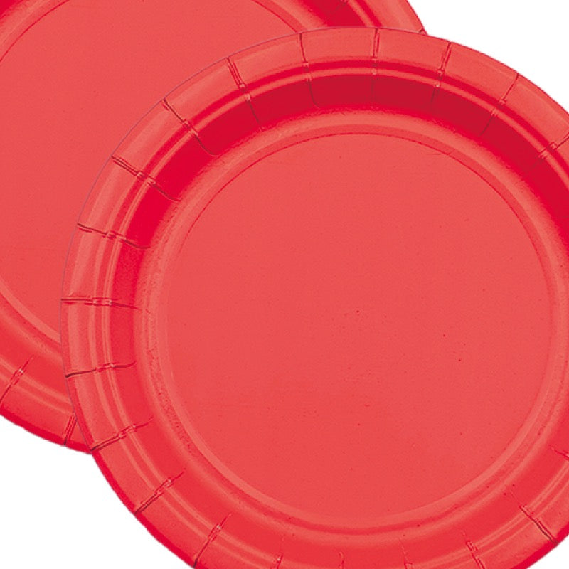 Red Paper Plate - Pack of 12