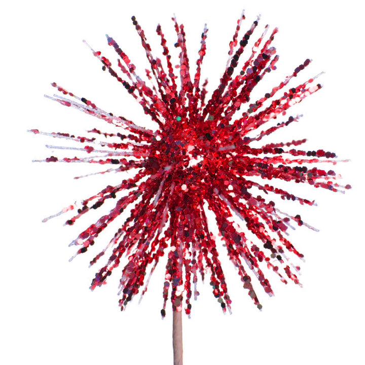 Red Starburst Sparkle Pick 