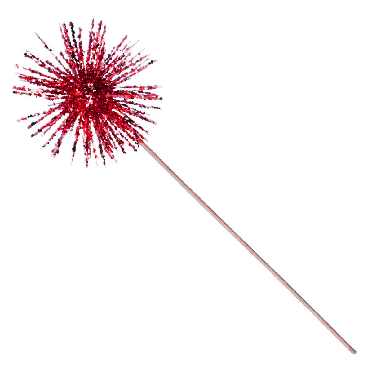 Red Starburst Sparkle Pick 