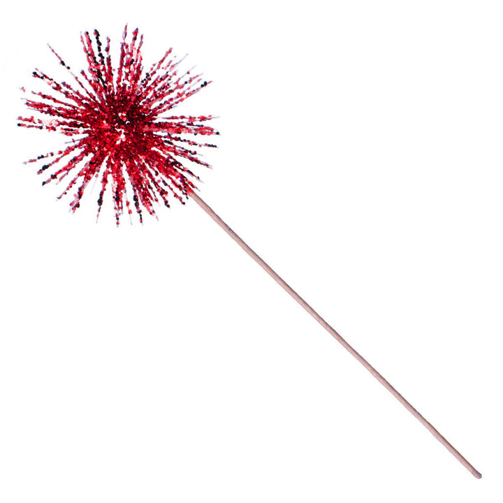 Red Starburst Sparkle Pick 