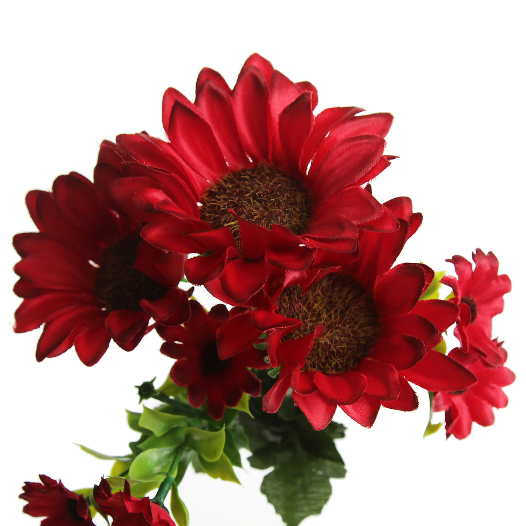 Red Sunflower Bunch