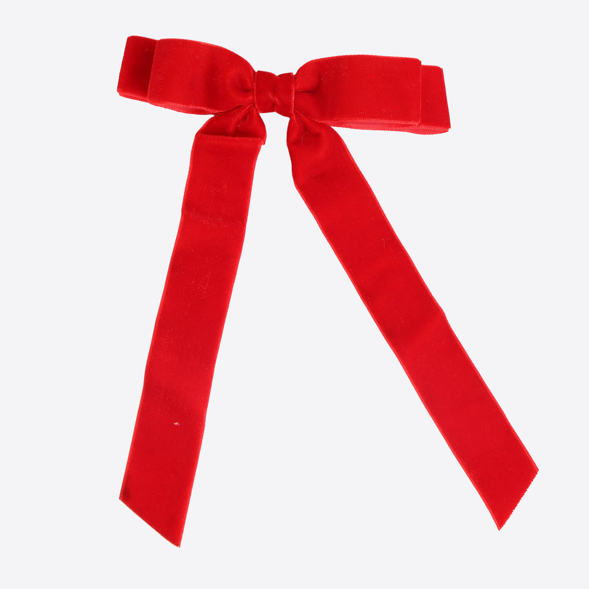 Red Velvet Bow Clip - Pack of 4