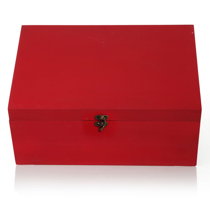 Personalised Wooden Christmas Eve Box with Express Delivery Plaque