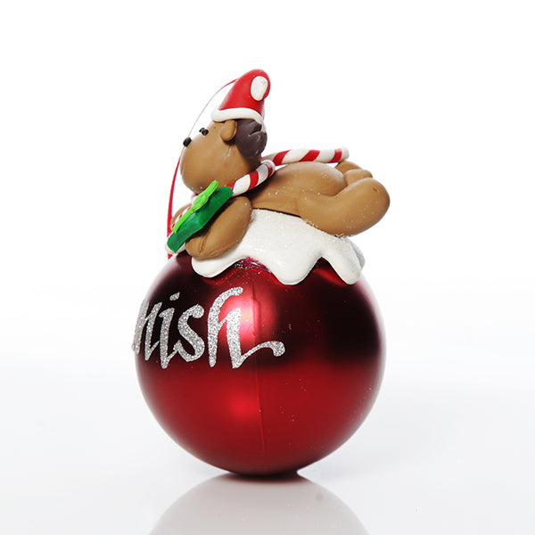 Personalised Red Reindeer Christmas Character - Side