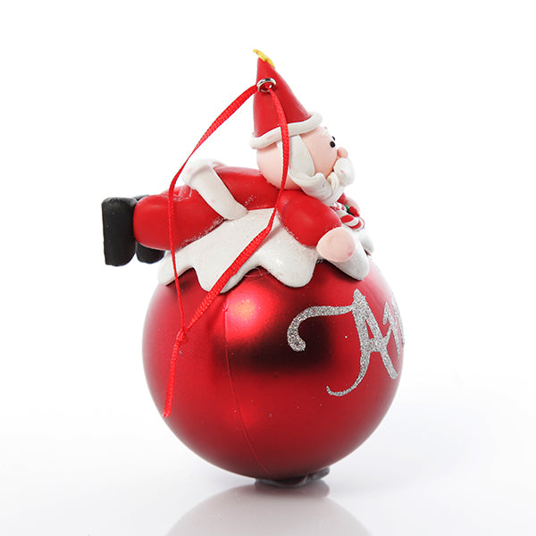 Red Santa Christmas Character Bauble