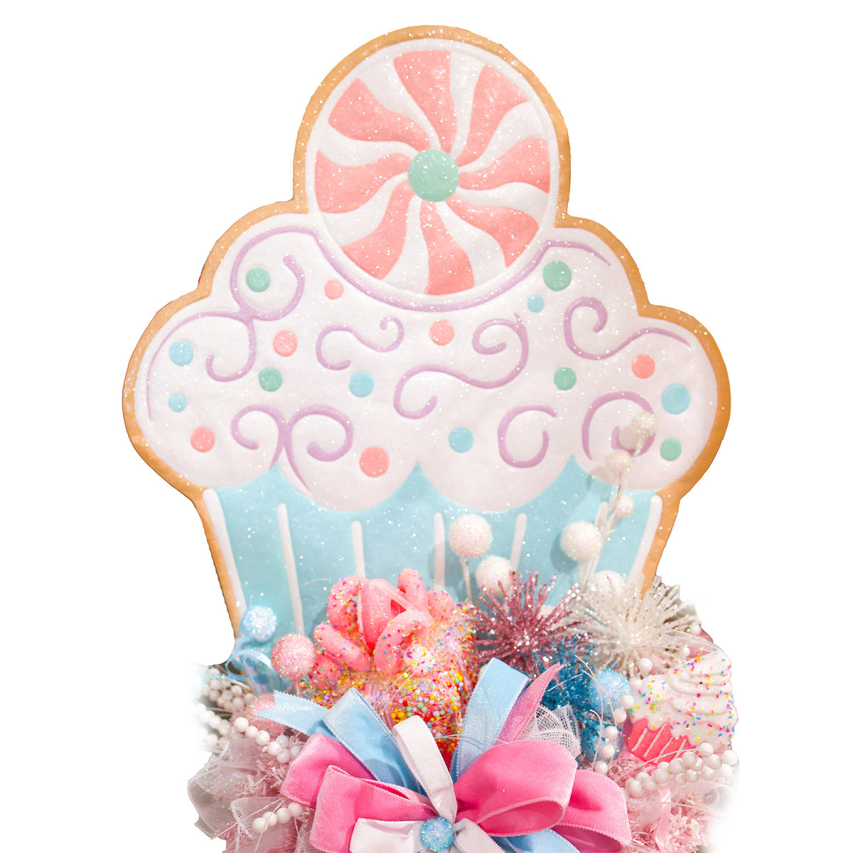 Pastel cupcake sign