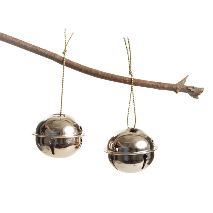 Rose Gold 4cm Jingle Bell Decorations - Box of 12