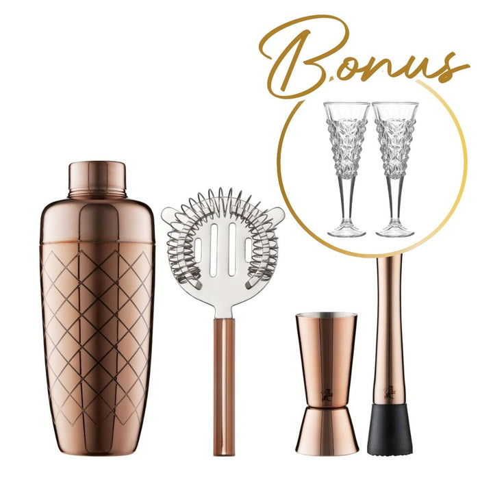 Cocktail Mixer Bundle - Rose Gold