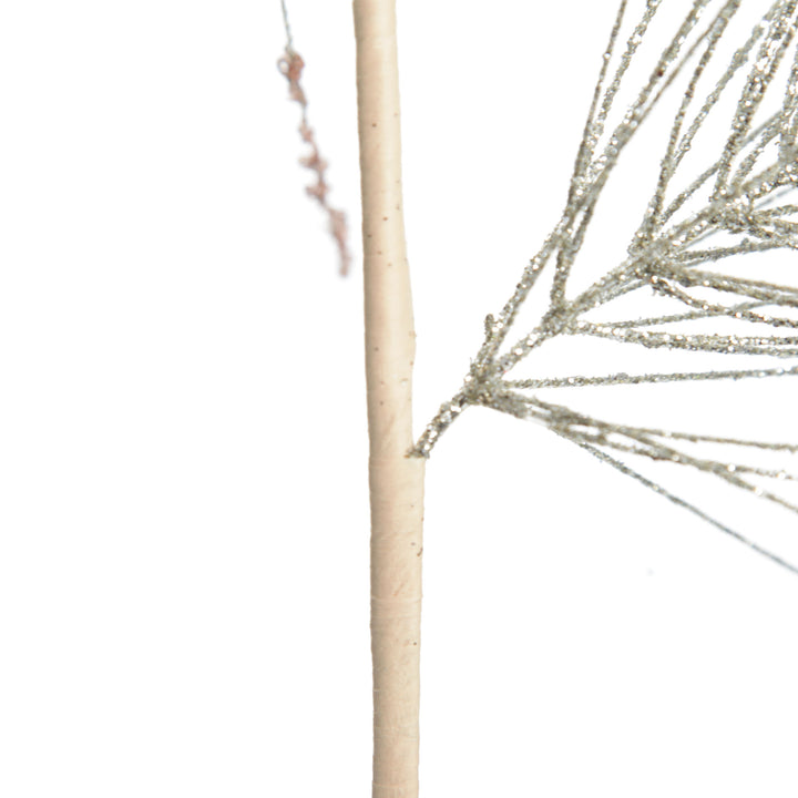 Rose Gold Glitter Grass Spray