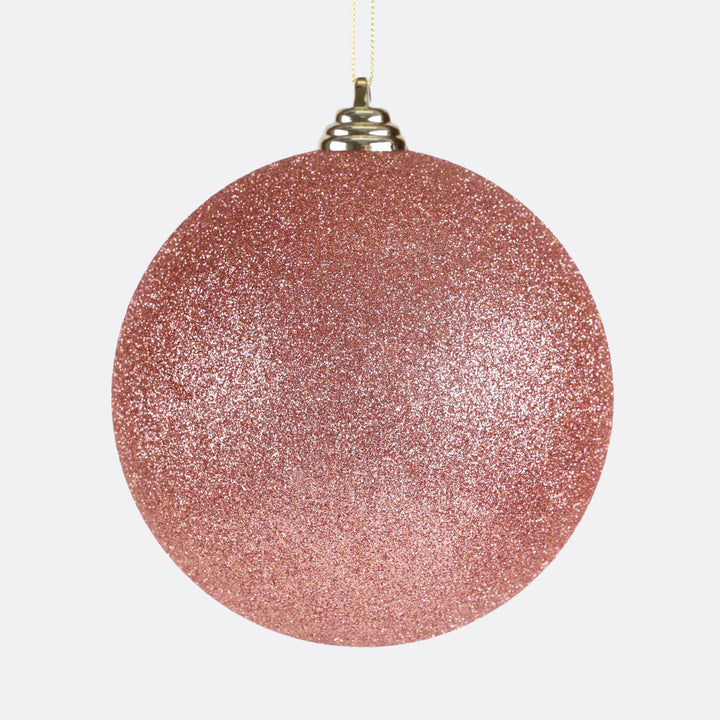 Rose Gold Glitter Shatterproof Babuble - 14cm