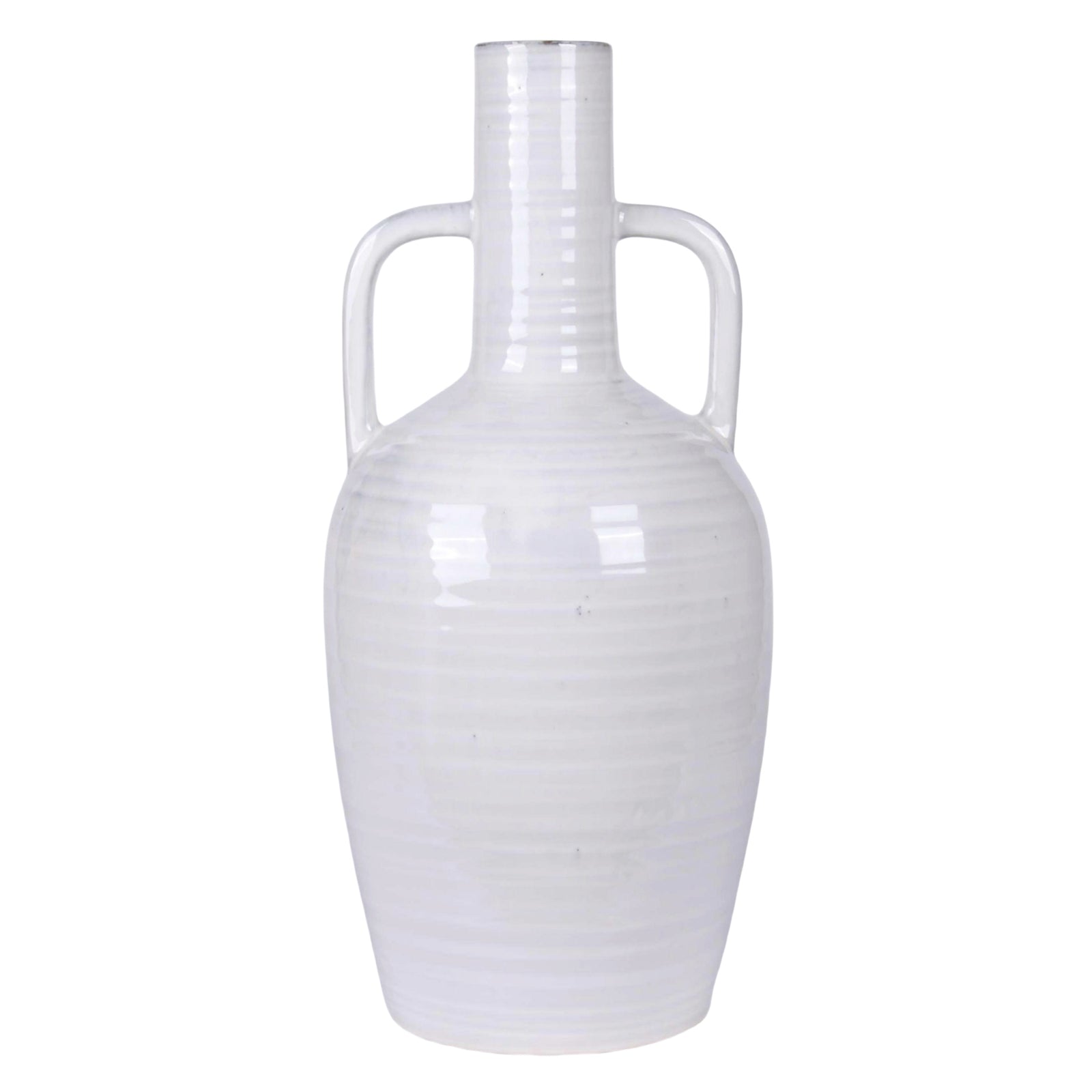 Roxy White - Ceramic Double Handle Vase