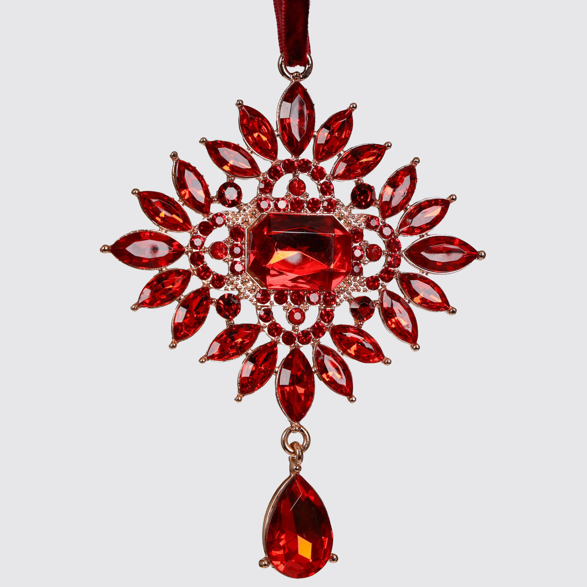 Royal Red Gem Hanging Tree Decoration
