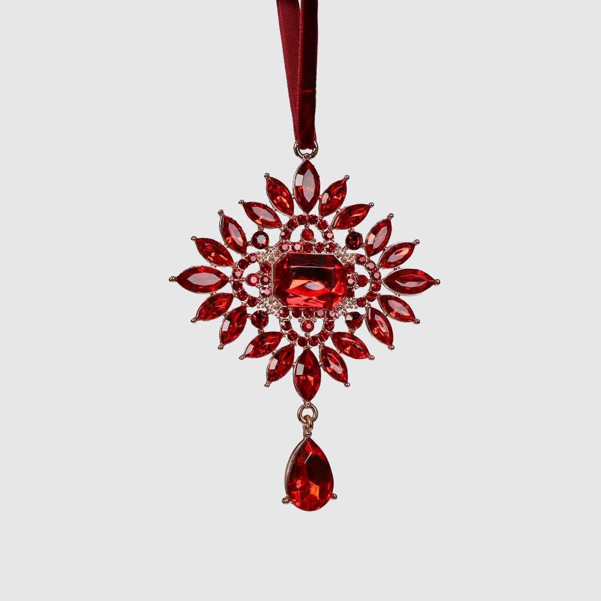 Royal Red Gem Hanging Tree Decoration
