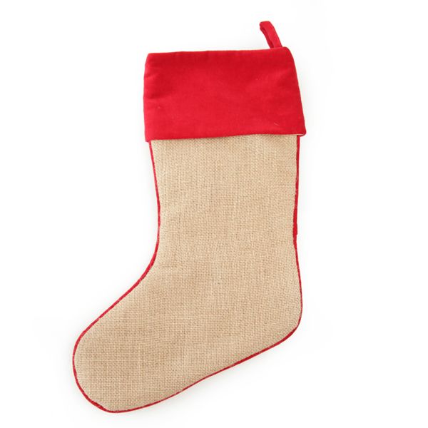 Rustic Bird and Flower Christmas Stocking - Set of 4
