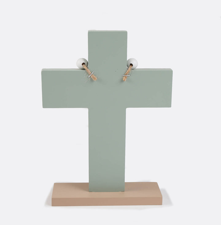 Sage Green Blessed Cross Ornament - 23cm