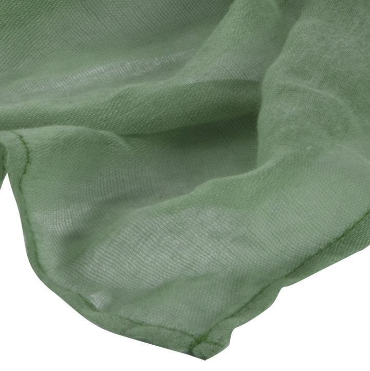 Sage Green Muslin Cloth Long Table Runner - 4.5m