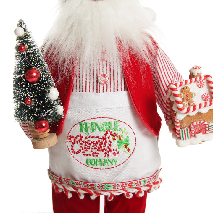 Santa Baking Christmas Ornament