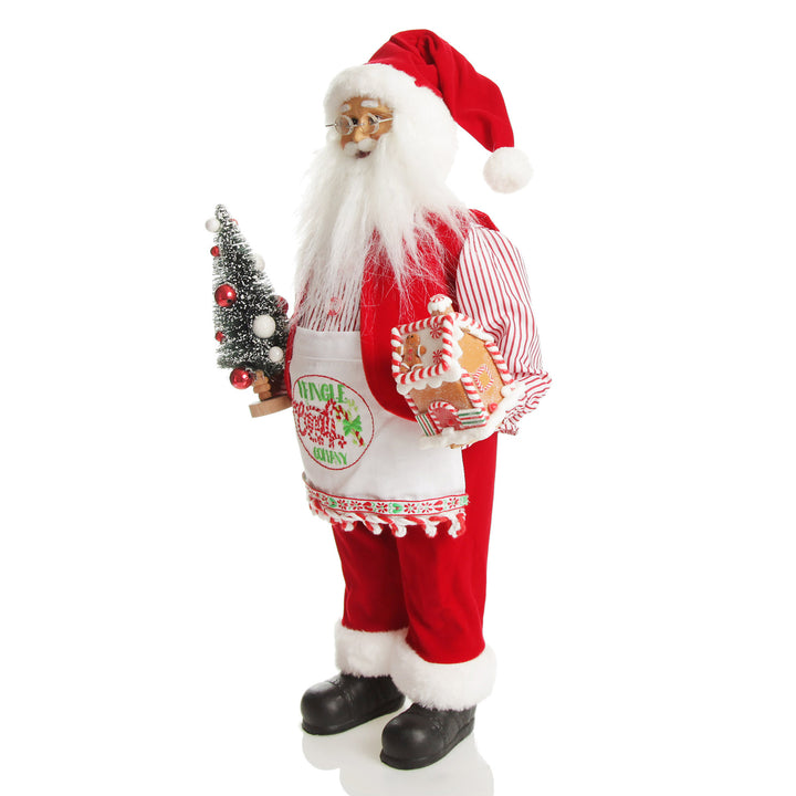 Santa Baking Christmas Ornament