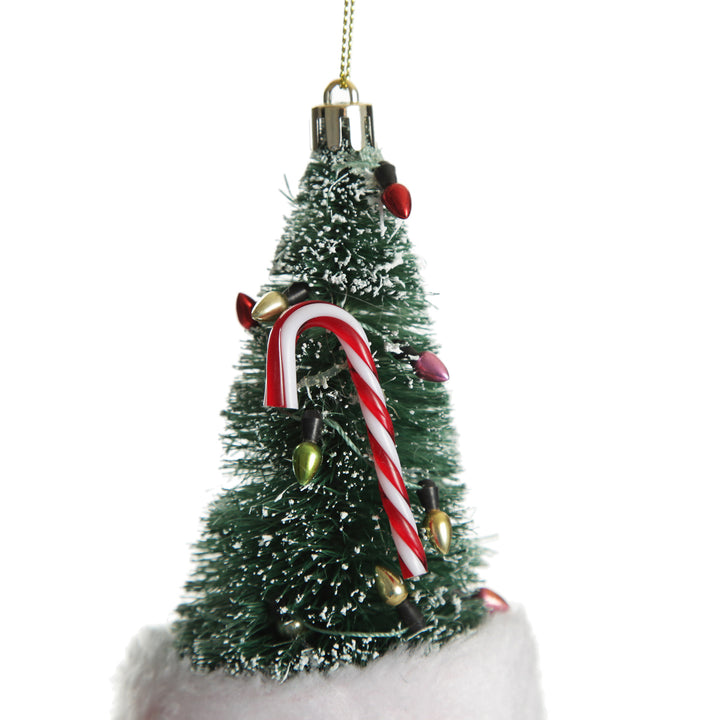 Santa Boot with Tree Hanging Decoration